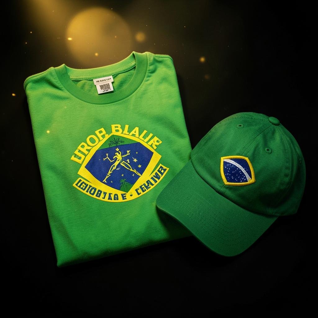 Camisa Sou Patriota e boné de brinde na compra